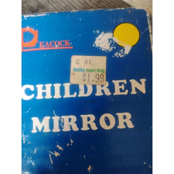 Peacock Children's 8"X6"  Justen Mirror, Vintage "1984" - Picture 7 of 7